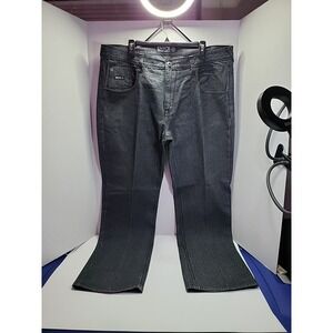 ENYCE Jeans Mens 42 Black Denim Baggy Wide Leg Hip Hop Y2K Relaxed Loose Vintage